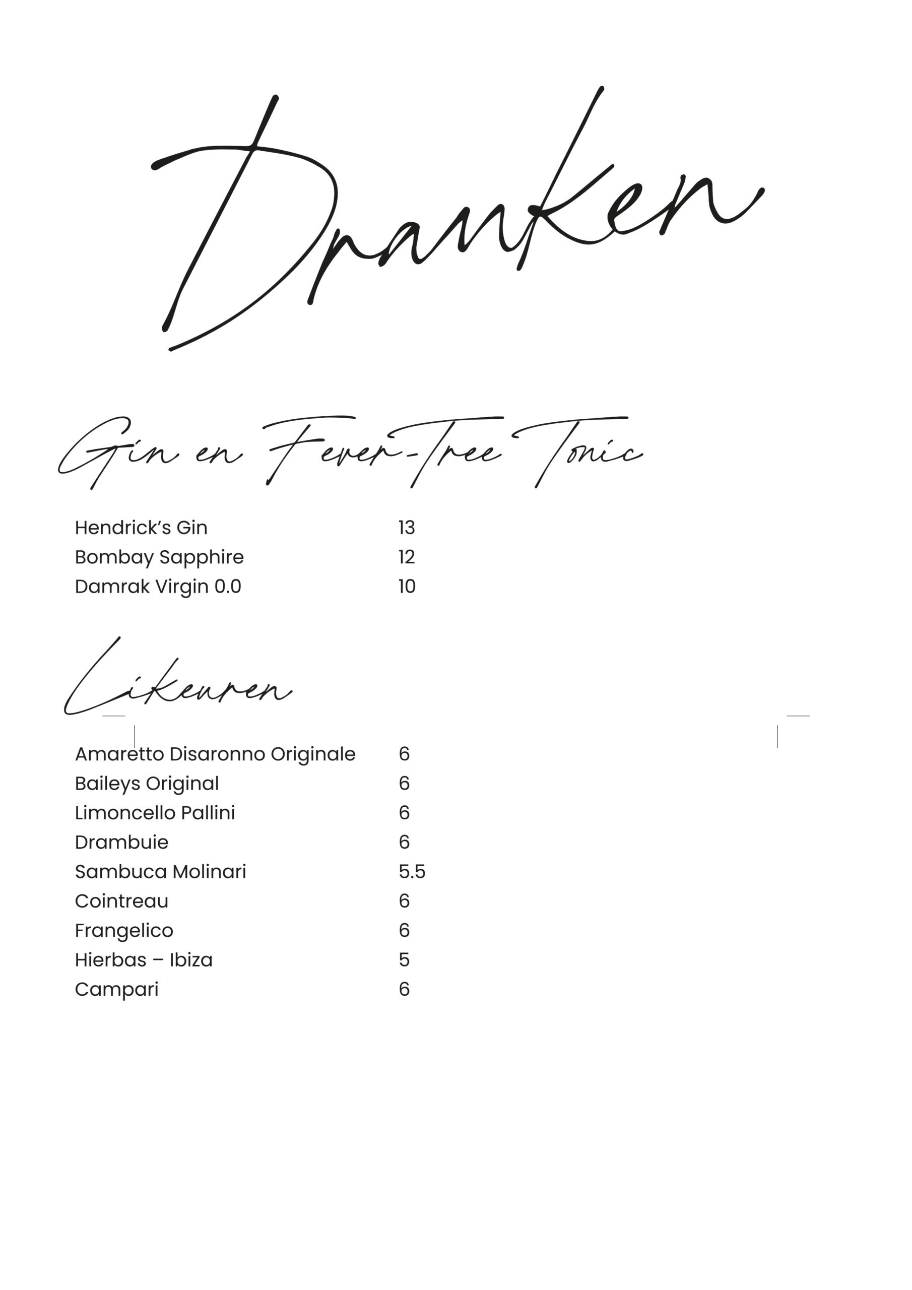 Drankenkaart 1